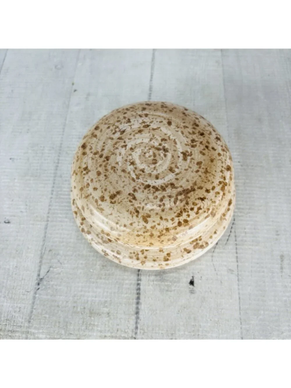 Vintage GT Mark 600/111 Speckle Rustic Farmhouse Canadian Stoneware Canister Jar